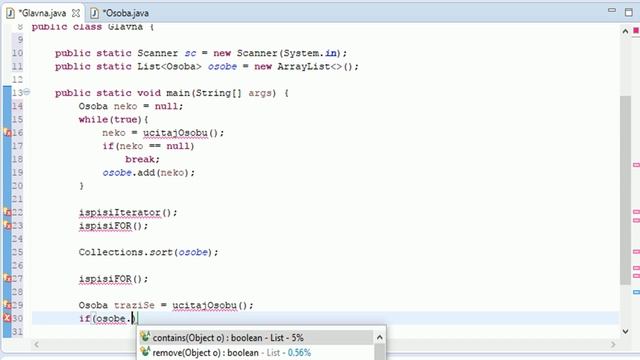 15. Programiranje - JAVA - ECLIPSE: ArrayList 2 смотреть онлайн