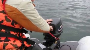 Parsun-9.8 2т. первый запуск (Parsun-9.8 2takt , first run)