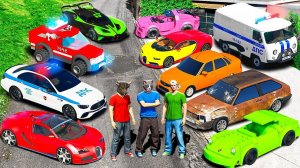 УГНАЛ 25 СЕКРЕТНЫХ МАШИН В GTA 5! БУГАТТИ, ДПС, ЛЕГО, РУССКИЕ, ЗАБРОШЕННЫЕ  ГТА 5 МОДЫ МУРКА