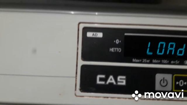 Калибровка весов Cas AD