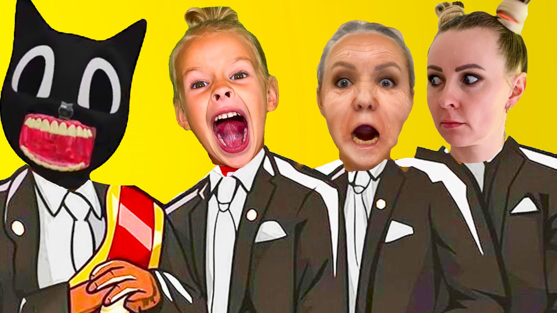 Coffin Dance Meme - Astronomia COVER Eva & Siren Head смотреть онлайн