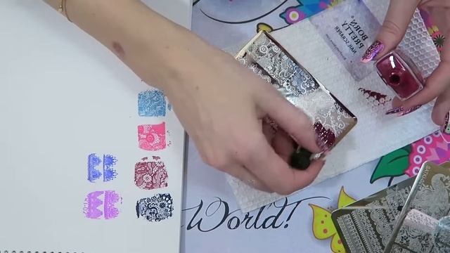 Обзор / Пластины для Стемпинга SATKI / Алиэкспресс / AliExpress. смотреть онлайн