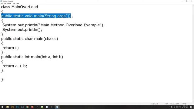 Can we overload main method in java with Example in Tamil - UNBOX CODING смотреть онлайн