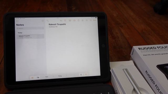 Singapore: Logitech IPad Pencil And Rugged Folio Unboxing