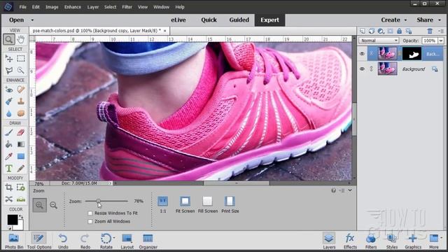 New Kicks! How You Can Use Photoshop Elements to Change Color of Object or Clothing смотреть онлайн