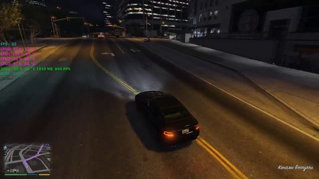 Gta 5 FPS Xeon E5450 GTX 750 ti смотреть онлайн