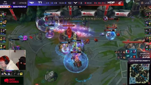 T1 ИГРАЮТ, KERIA ВЕСЕЛИТСЯ | T1 VS KDF | LCK SPRING 2024