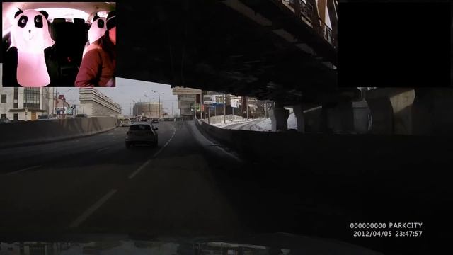 Видеорегистратор ParkCity DVR 430 HD c 3-я камерами