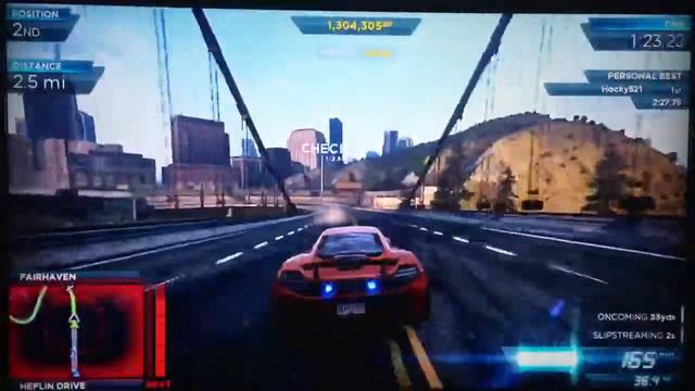 NFS: Most Wanted (McLaren MP4-12C vs Lamborghini Aventador) смотреть онлайн