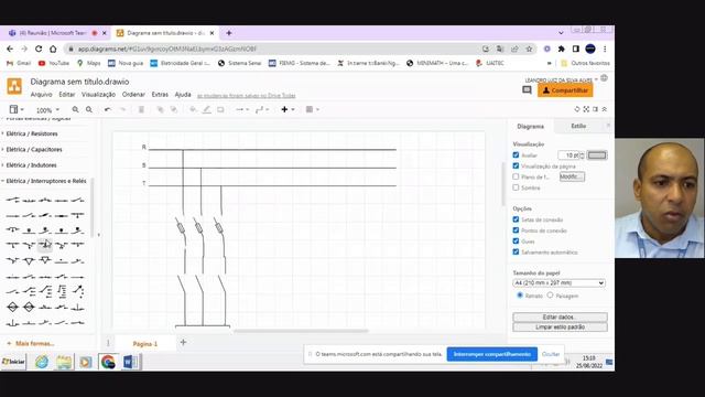 CRIANDO CIRCUITOS ELÉTRICOS NO DRAW IO ONLINE смотреть онлайн