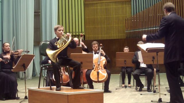 Danila Galouza (11) Mozart Rondo from Horn Concerto in D K.412 смотреть онлайн