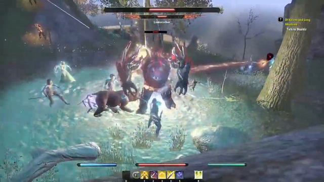 Elder Scrolls Online World Boss Limbscather смотреть онлайн