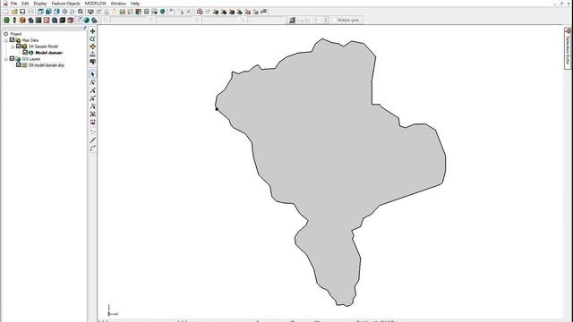 Create New Modflow Model In GMS