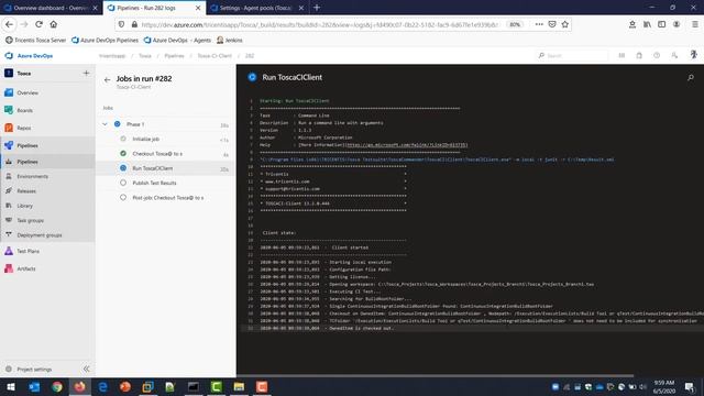 Tosca CI in Azure Pipelines смотреть онлайн