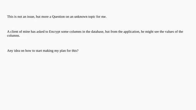 Dba: SQL Server Database Encryption (Column Level) смотреть онлайн