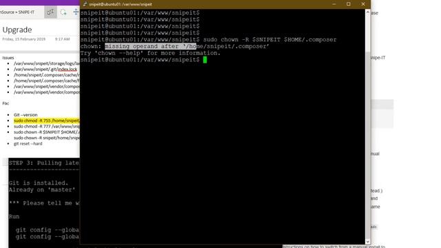 SNIPE-IT Upgrade to the latest release смотреть онлайн