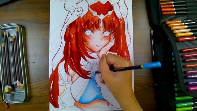 Drawing Nilou from Genshin Impact | AnthaArts смотреть онлайн