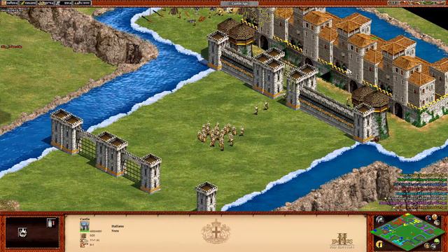 CBA Original 4v4 - Italians - Age of Empires 2 HD Multiplayer Scenario смотреть онлайн