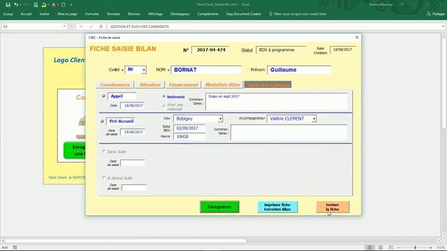 Logiciel de suivi et gestion de candidats en excel et vba смотреть онлайн