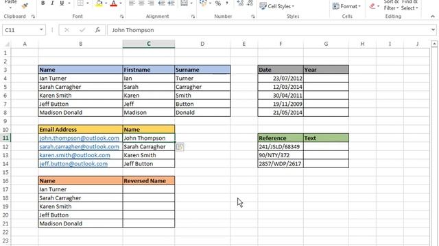 5 Awesome Excel 2013 Flash Fill Examples смотреть онлайн