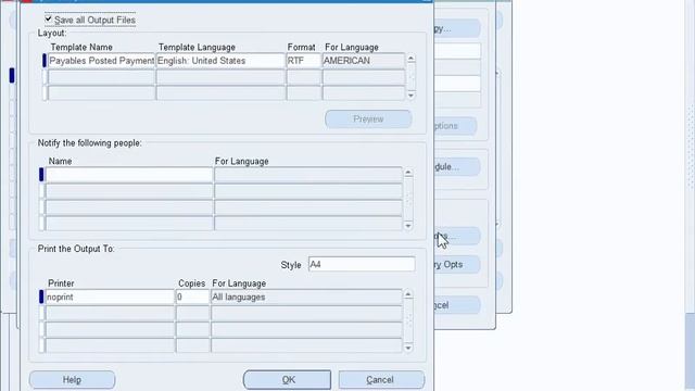 How to setup default template for an Oracle eBS report with multiple templates? смотреть онлайн