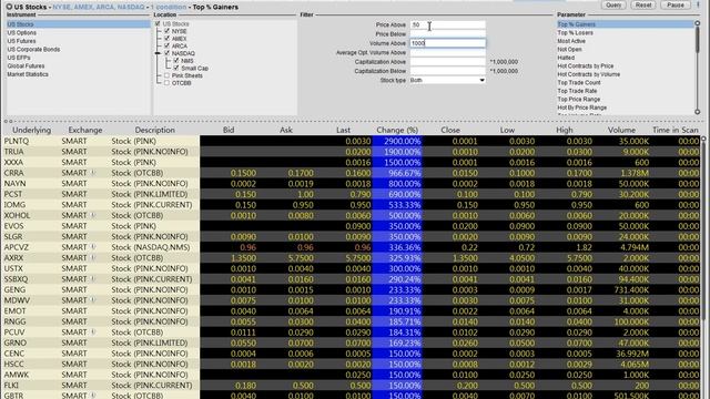 How to scan for pre-market gainers in Interactive Brokers TWS смотреть онлайн