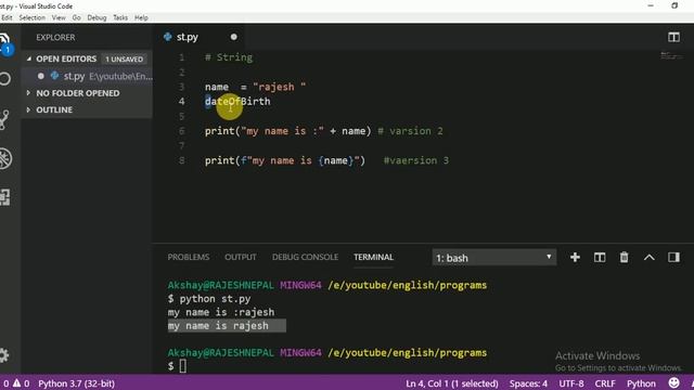 016 String in python смотреть онлайн