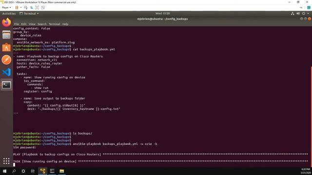 Using Ansible to Backup Cisco Routers with Netbox смотреть онлайн