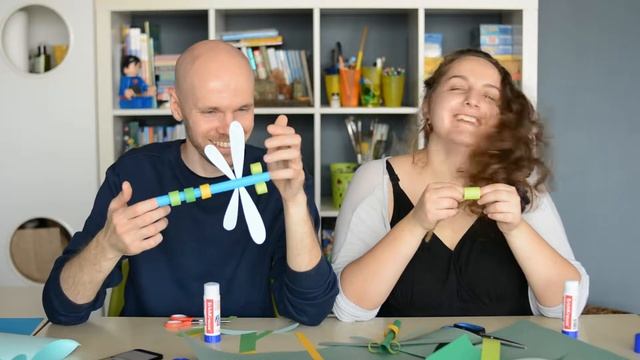 стрекоза - бумажная школа Игоры и Ноташи смотреть онлайн