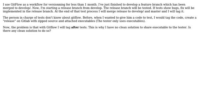 Software Engineering: Gitflow - Share release branch executable with tester before tagging it смотреть онлайн