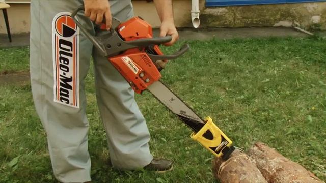 Заточка цепи на бензопиле Oleo-Mac за 3-5 секунд! смотреть онлайн