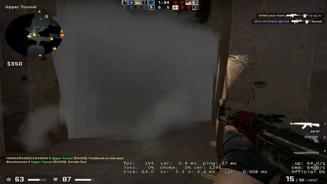 GeForce GTX 750 ti -- Intel Core i3-10100F -- CSGO FPS Test 1280X960 смотреть онлайн