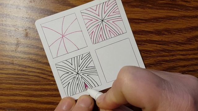 Зентангл / танглы
Рисуем  тангл: Intersectiones