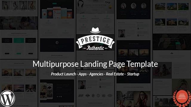 Prestige - Multi Purpose WordPress Landing Pages | Themeforest Website Templates and Themes смотреть онлайн