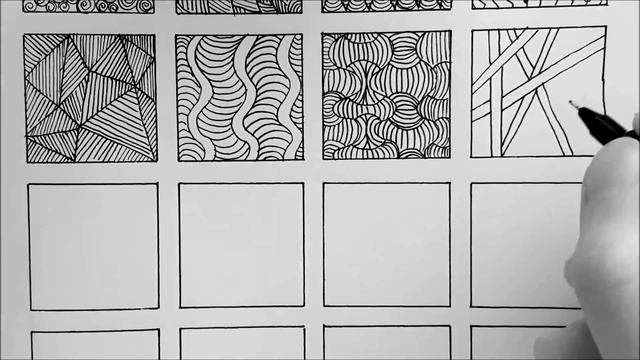 24 Easy Doodle Patterns Part 1 | Speed-Up ART • Zentangle смотреть онлайн