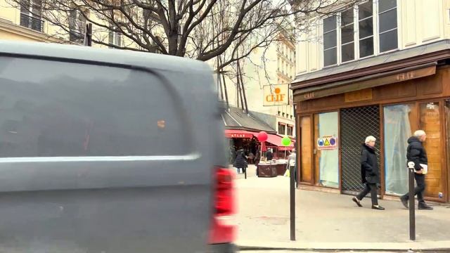 Paris France, Walking in Paris backstreets and Paris Seine - 4K HDR 60 fps смотреть онлайн