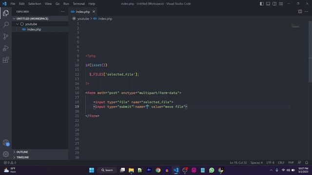 HOW TO UPLOAD FILE IN FOLDER IN PHP | PAKDIV.COM смотреть онлайн