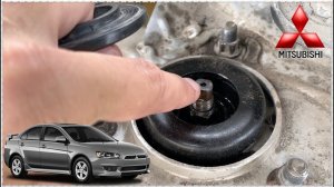 Mitsubishi Lancer X | Как устранить скрип в подвеске | Свист/Скрип при повороте руля Лансер