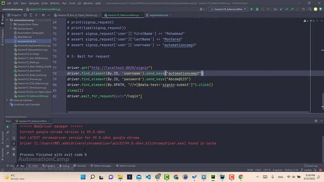 # 19 – Selenium – How to intercept, block, and mock requestsآموزش سلنیوم – قسمت نوزدهم смотреть онлайн