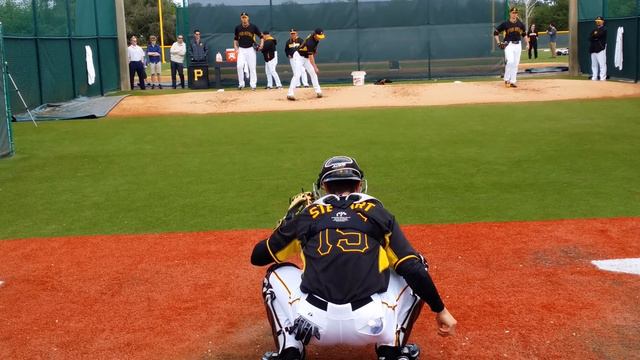 Gerrit Cole throwing at Pirate City смотреть онлайн