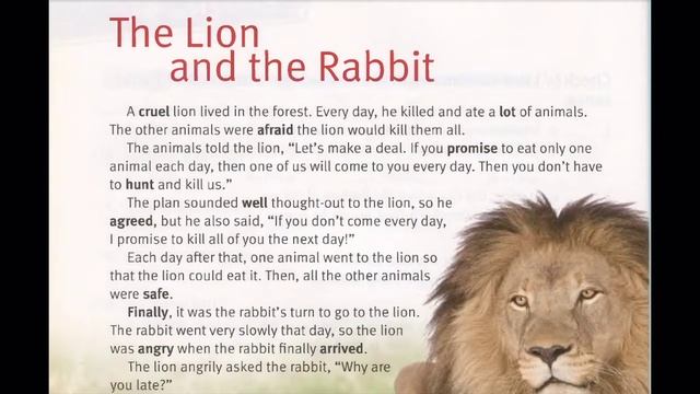 The Lion and the Rabbit - 4000 Essential Eglish Words смотреть онлайн