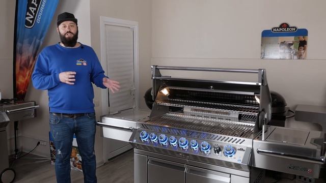Обзор газового гриля Napoleon Prestige PRO 665 (PRO665RSIBPSS-3). Лучший среди газовых грилей. смотреть онлайн