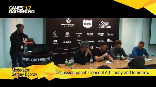 Games Gathering 2017 — Дискуссионая панель — Концепт Арт - сегодня и завтра смотреть онлайн
