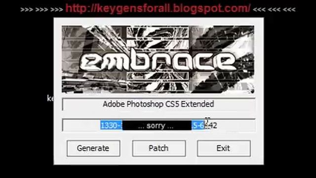 keygen PS CS5 смотреть онлайн
