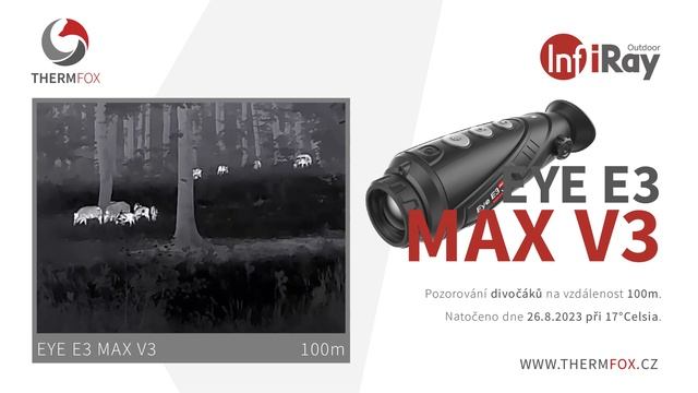 Thermfox - InfiRay EYE E3 MAX V3 #wildboar #hunting
