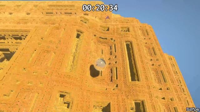 Marble Marcher - A Beautiful Blend of Evolving Fractals & Super Monkey Ball-esque Ball Rolling! смотреть онлайн