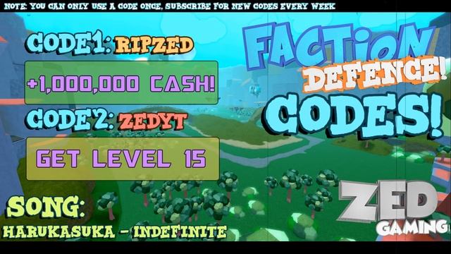 [OLD] Faction DEFENCE CODES! +1M CASH, LVL 15! смотреть онлайн