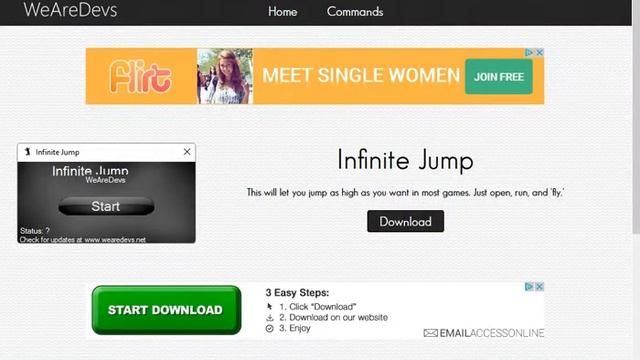 Infinite Jump Exploit!! For Roblox (WeAreDevs) смотреть онлайн