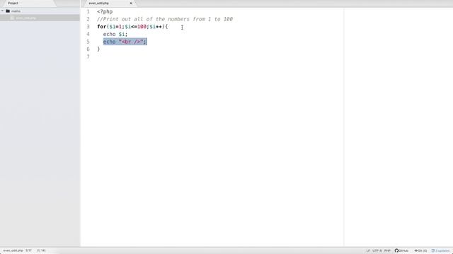 Maths Logic Building With PHP - Day1 - Printing even and odd numbers смотреть онлайн