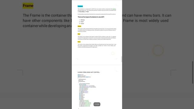 AWT CONTROLS IN JAVA смотреть онлайн